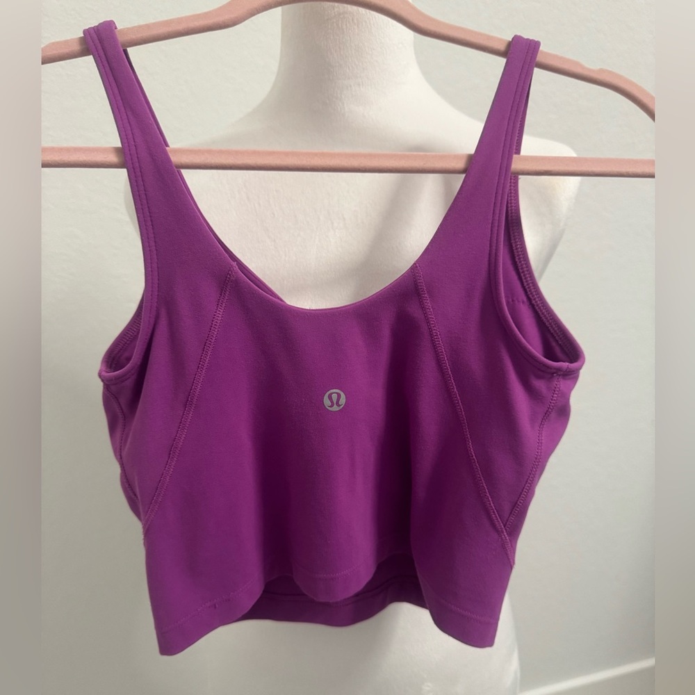 lululemon athletica Purple Tank Crop Top